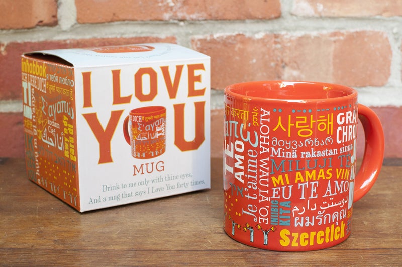The Unemployed Philosophers Guild Love Languages Mug - Learn to Say I Love You 40 Different Ways Over Your Morning Coffee, Comes in Fun Box, 12 oz. - Image 2